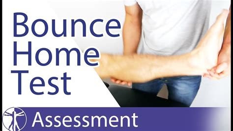 knee cap compression test|modified bounce home test.